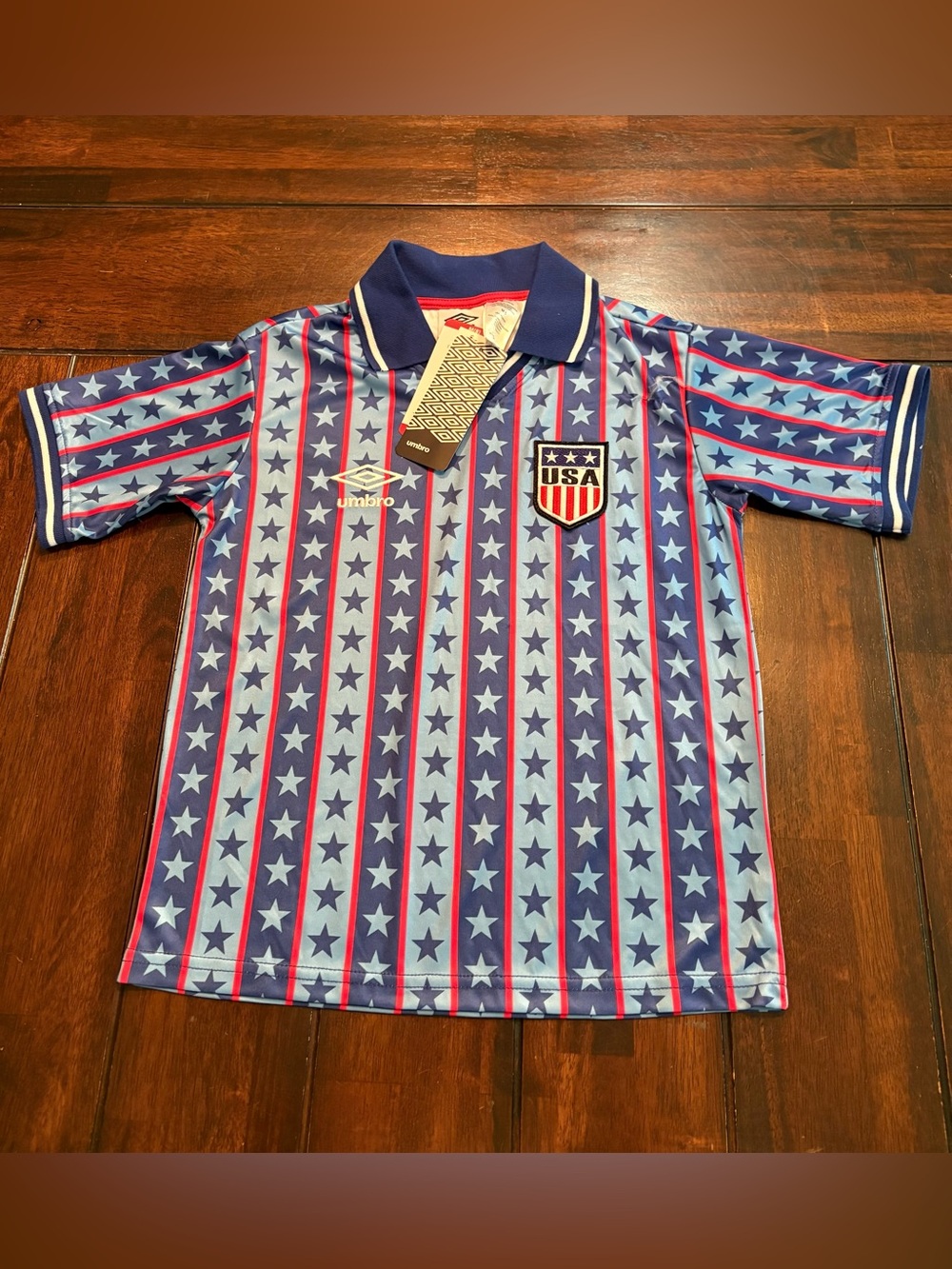 Umbro Kids USA Stars & Stripes Soccer Jersey - Medium